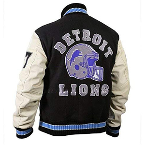 Vente en gros sur mesure vestes brodées en chenille letterman pour hommes 2024 - Product Image 6