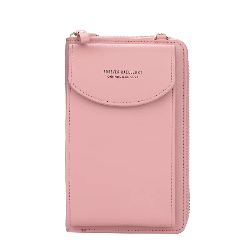 Baellerry último modelo embrague monedero pu funcional honda bolso del teléfono móvil para la mujer bandolera mini bolsa