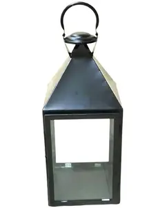 Encargo al por mayor decorativo vintage de Metal de vidrio linterna marroquí | Sostenedor de vela para la decoración del hogar