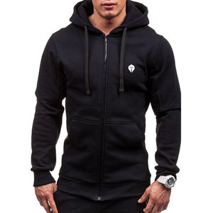 Mens cotton blended fleece sports pull over hoodie - Product Image 6