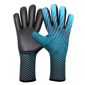 Guantes deportivos negros con logotipo personalizado Los mejores guantes de portero con agarre de látex Nuevo diseño - Product Image 6