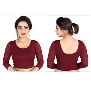 Ready to Wear Indian Womens Designer Embroidery Stone Work <b>Tops</b> Blouses Party Wear Wedding Designer Latest Ladies Wear Blouse Apparelgarment - Product Image 1