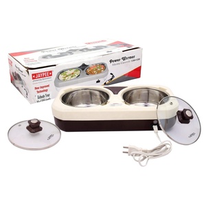 KING Jaypee Power Warmer <b>Set</b> of 2 Casserole (1250 +1250) Brown Casserole Steel Manufacturer Kitchen <b>Non</b> <b>Stick</b> Cooking Ware <b>Set</b> - Product Image 1