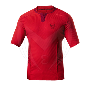 Camiseta de Rugby de Alta Calidad y Duradera de Spandex/Algodón para Hombre, Transpirable, Tallas Grandes, Anti-UV, Secado Rápido, Antibacteriana, MOQ Bajo, Fútbol - Product Image 1