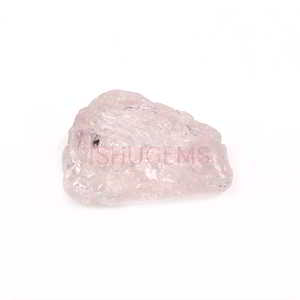 Morganite rose naturelle 19x14mm, forme libre, brute, 13,50 carats, pierre précieuse en vrac pour la fabrication de bijoux, pendentif, bracelet, boucles d'oreilles - Product Image 1