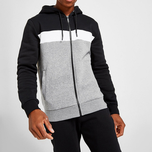 Sudadera con capucha de algodón OEM de alta calidad para hombre, estilo urbano, para gimnasio, corte ajustado. - Product Image 4