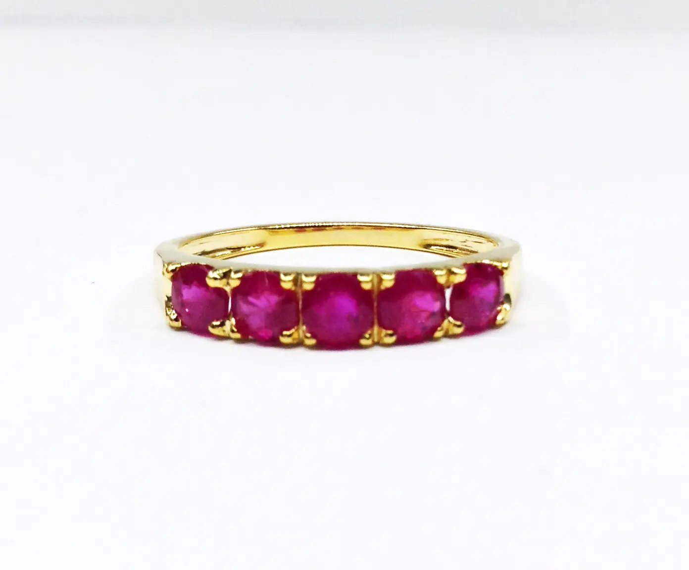 Gold 14Karat Wholesaler fancy red stone crown Engagement Custom gift Handmade royal Low MOQ Ruby Diamond Precious Classy Rings