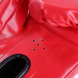 Guantes de boxeo de cuero Artificial, a prueba de viento, brillantes, multicapa, resistentes, duraderos, Muay Thai - Product Image 2