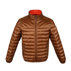 Veste d'hiver pour homme, col montant, imperméable, coupe-vent, fermeture éclair, décoration en dentelle, couleur personnalisée, logo - Service OEM, vente en gros - Product Image 3