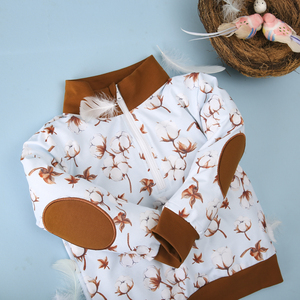 Ropa Infantil al por Mayor Personalizada 100% Algodón, Jersey de Patrón Liso para Niñas, Estilo Casual, Mezcla de Telas BB2347 Babeeni con Certificación OEKO-TEX - Product Image 3