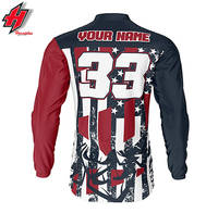 Camiseta de Motocross 2022 MX, Jersey BMX MTB DH, ropa de carreras para Motocross, camisetas de descenso, 360