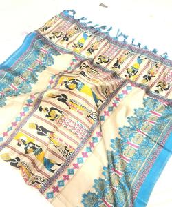 Nouveau Indien Femmes Porter Banarasi Coton Soie Dupatta Vêtements pour Dames Filles Top Écharpes Fantaisie Dernier Design À La Mode Nouveau Look Vêtement - Product Image 4