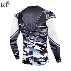 Maillot de surf unisexe personnalisé vierge pour adulte, sublimé, respirant, en Spandex/Polyester 220g, manches longues, style tendance, avec logo frontal - Product Image 4
