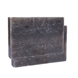 Azulejo de sal gris del Himalaya estilo Feng Shui tallado disponible para cocinar lámpara de sal de losa también disponible - Product Image 5
