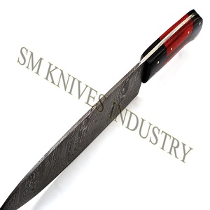 ชุดมีดเชฟเหล็กดามัสกัสขนาด13นิ้ว (Smk1157) เหล็กเนื้อโลหะคาร์บอนเครื่องมือทำครัวสแตนเลส - Product Image 4