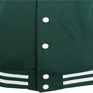 Chaqueta de alta calidad para hombre, chaqueta masculina personalizada con mangas de cuero, estilo universitario, 2022 - Product Image 4