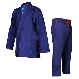 Kimono de Jiu-Jitsu BJJ personnalisé en gros avec logo pour l'entraînement, uniforme pour hommes en polyester/coton toutes saisons - Product Image 5