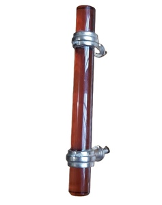 Poignée de porte moderne en laiton et résine couleur marron pour meuble armoire à tiroirs commode cuisine salle de bain salon utilisation - Product Image 1