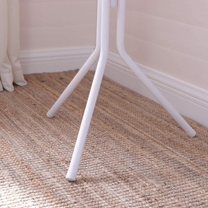 SONGMICS 182 cm Tall Freestand Hall Tree Heavy Duty Metal <strong>White</strong> Hat <strong>Handbag</strong> Hanger Clothes Stand Coat Rack - Product Image 5