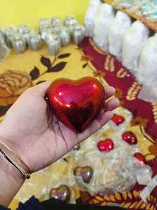 Souvenir de cœur en laiton gravé en forme de cœur, urne de crémation, fournitures commémoratives, cuivworld inde - Product Image 6