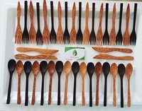 Gran suministro de coco/cuchara de coco cuchillo/coco Tenedor de viet nam