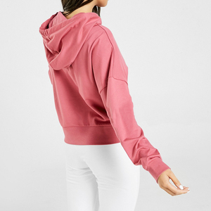 High Quality Women Crop Top Hoodies Fleece Made Casual Wear Cropped Hoodies for Adults - Product Image 3