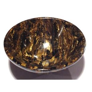 Bronzite Gemstone Bowl Pierre naturelle sculptée avec la technique Feng Shui pour la décoration et la guérison Style d'amour gravé - Product Image 1