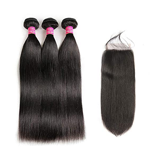 18 pouces-Fermeture 2x6 Type de cheveux humains droits du Vietnam Fermeture en dentelle de haute qualité 2022 cheveux vietnamiens bruts - Product Image 4