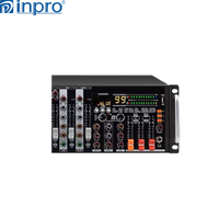 Console de mixage audio professionnelle INPRO 10 canaux, modèle PM-604, garantie 1 an, équipement sonore de haute qualité, impédance 4 ohms