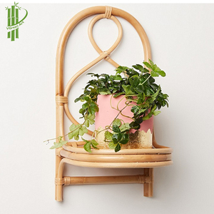 Hot Bán Handmade Mây Cây Kệ Sách Bằng Gỗ Kệ Trưng Bày Kệ - Product Image 2