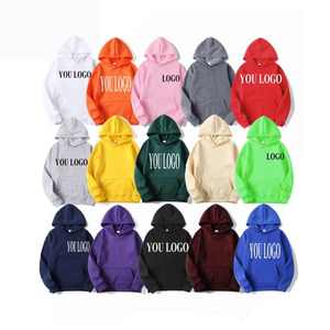Sudadera con forro polar ligero de gran tamaño Unisex Sudadera con capucha de ropa de calle personalizable para adultos - Product Image 1