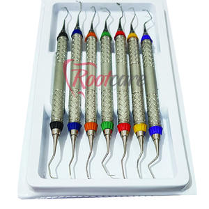 Hot Selling Item Premium Dental Gracey Curettes 1/2-13/14 Periodontal <b>tools</b> for <b>Cleaning</b> and Scaling dental surgical instruments - Product Image 2