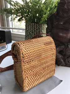 Nouveau design en rotin sac à main Rectangle sac de paille, sac de paille - Product Image 6