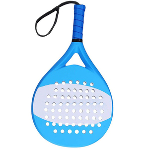 Raquette de padel en fibre de carbone personnalisée la mieux classée Raquette de tennis professionnelle en polyester de haute qualité CN - Product Image 4