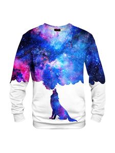 Ladies Sublimated <b>Sweatshirt</b> Crew Neck Top Customized Design Sublimation Casual Pullover <b>Sweatshirts</b> for <b>Women</b> - Product Image 4