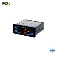 CONOTEC-controlador de temperatura Digital FOX-2CD1, control de interbloqueo de 2 etapas, Celsius