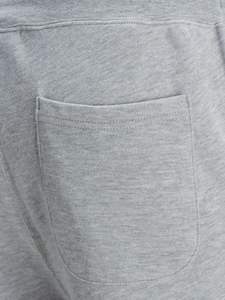 OEM-pantalones cortos personalizados para hombre, de algodón 100%, color gris, liso, con estampado, para el verano - Product Image 6