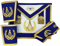 Masonic Regalia Blue Lodge Master Mason Apron Set