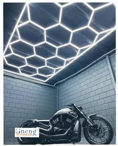 New Design ZT1028 High Quality 1 Stop Connection Hexagon Garage Light LED Hexagonal Light