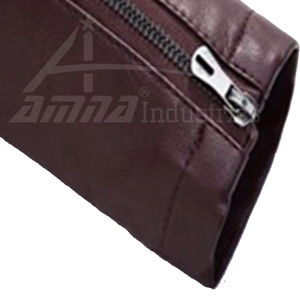 เสื้อแจ็กเก็ตหนังแฟชั่นสีน้ำตาล,เสื้อแจ็กเก็ตแฟชั่นหนังสำหรับผู้ชายจากปากีสถาน - Product Image 6