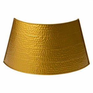 Collar de árbol de metal martillado dorado de Navidad - Product Image 1