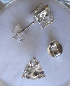 topaz earring trillion - Product Image 2