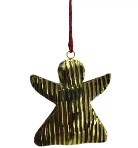 PREMIUM QUALITY SANTA ANGLE LINER CHRISTMAS HANGING ORNAMENT METAL IRON BEST SELLING CHRISTMAS <b>TREE</b> DECORATION ORNAMENT - Product Image 1