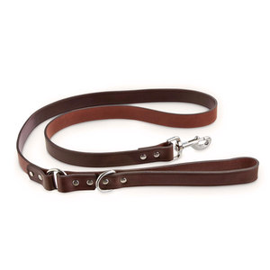 Laisse en cuir véritable avec logo personnalisé, plomb de chien gravé, vente en gros, - Product Image 5