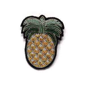Gros Pakistan Fil De Soie Perles À Coudre Broderie À La Main Mode Badges & Patches - Product Image 1