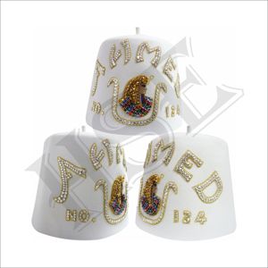 MASONIC REGALIA หดตัว FEZ อิสลามแถวเดียว - Product Image 1