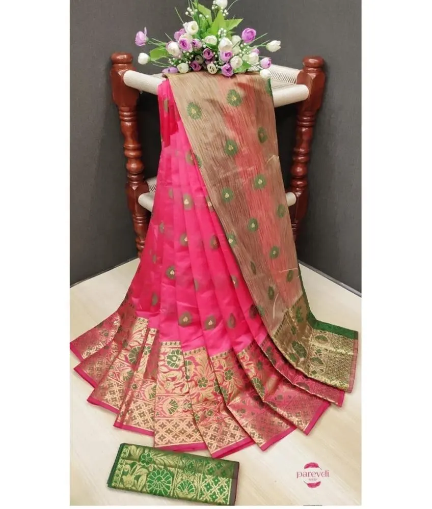 Saree Sutra Seni Grosir Rok Bungkus Banarasi Payet Vintage Jaket Pita Benang Bermerek Saree Setengah Palet Sari