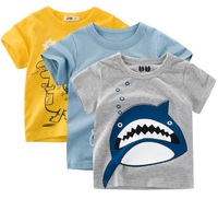 Usine directe Offre Spéciale D'été Casual Bébé Enfants Manches Courtes T-shirt Garçon Super Bas Prix