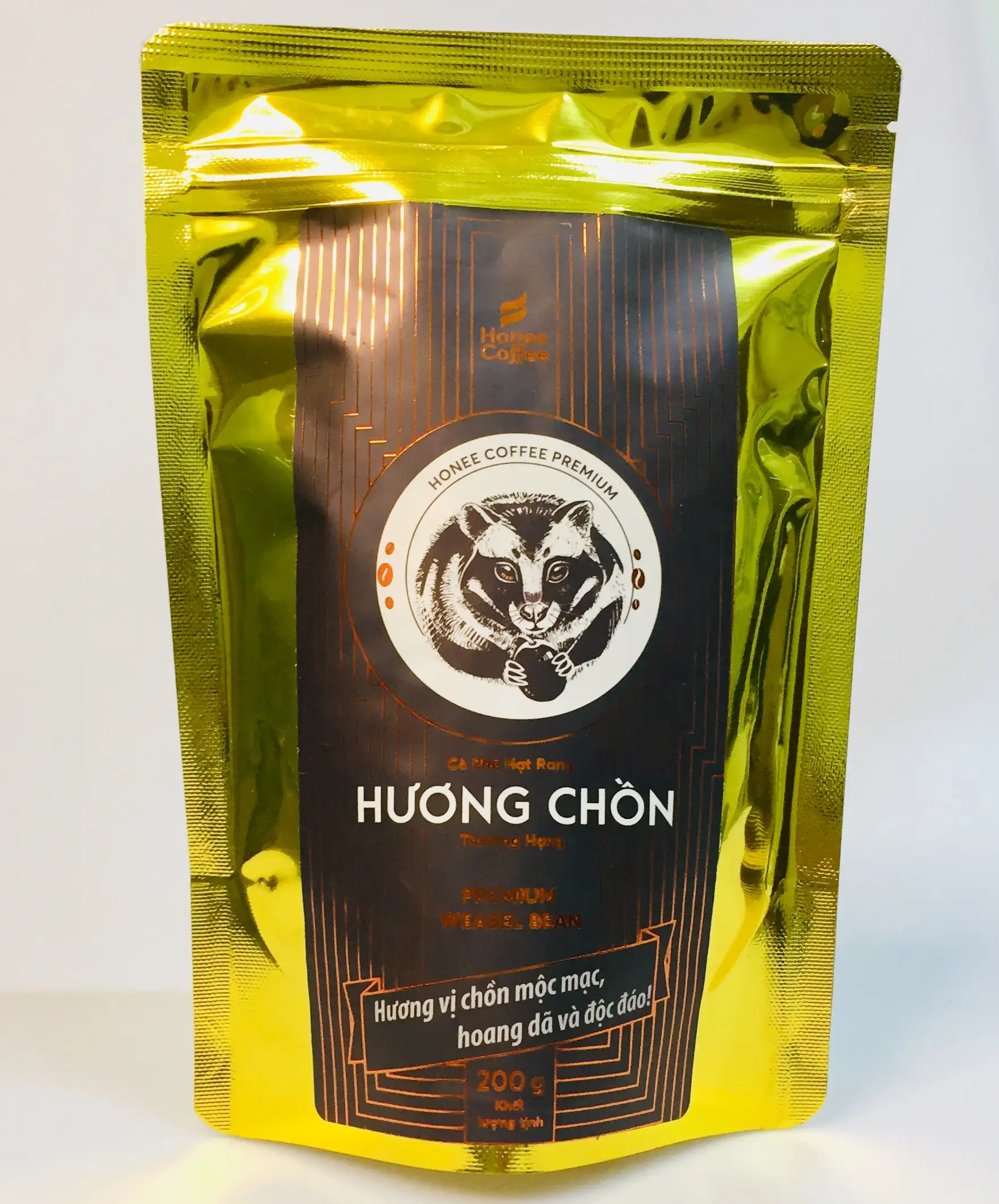 Honee קפה פרימיום-Kopi luwak קפה סמור כל שעועית בינוני צלוי מקור אחד מווייטנאם-זבד קפה
