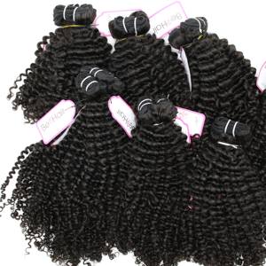 Venta al por mayor virgen vietnamita rizado paquetes de pelo 8-28 pulgadas de longitud características invisibles Wefted pelucas extensiones frontales de encaje - Product Image 2